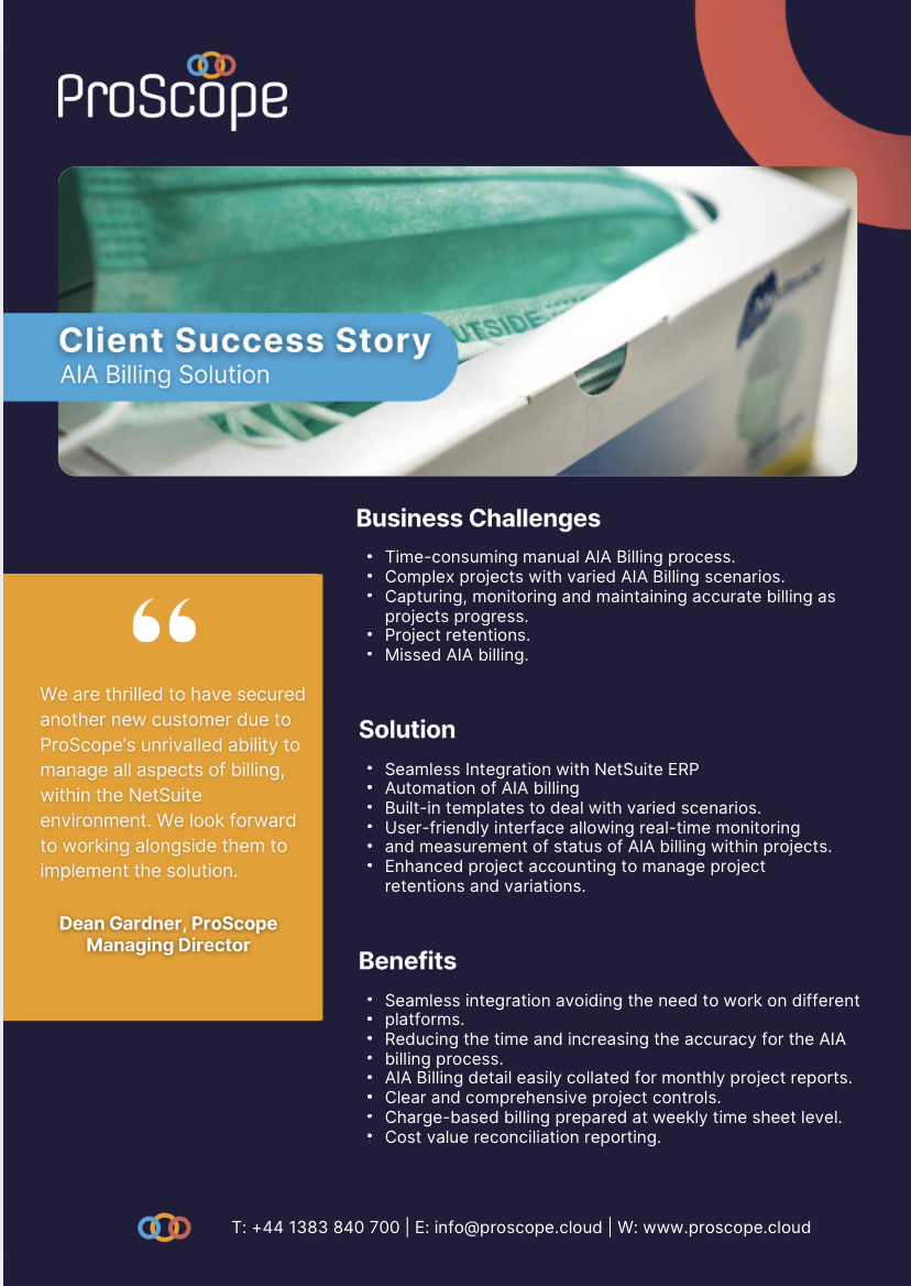 PS Case Studies - AIA Billing
