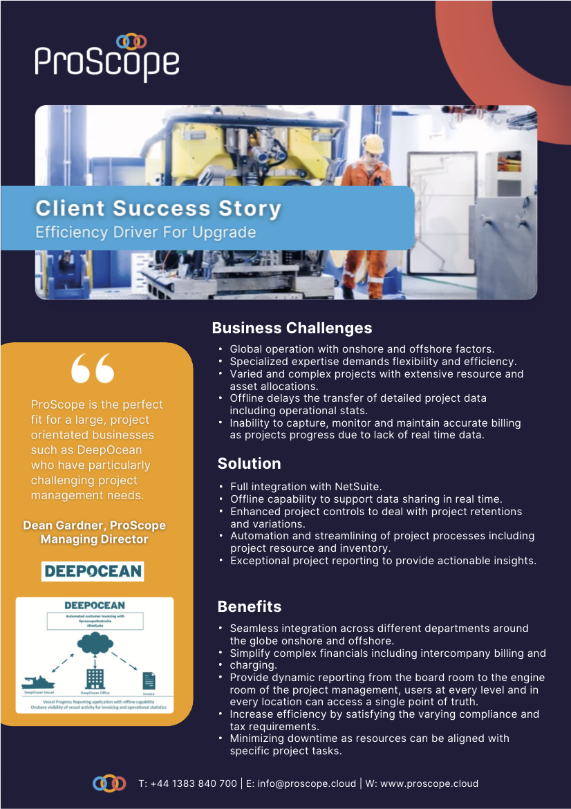 PS Case Studies - Deep Ocean