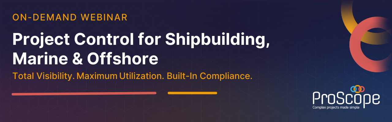 Project Control for Shipbuilding Marine & Offshore Project Control for Shipbuilding Marine & Offshore