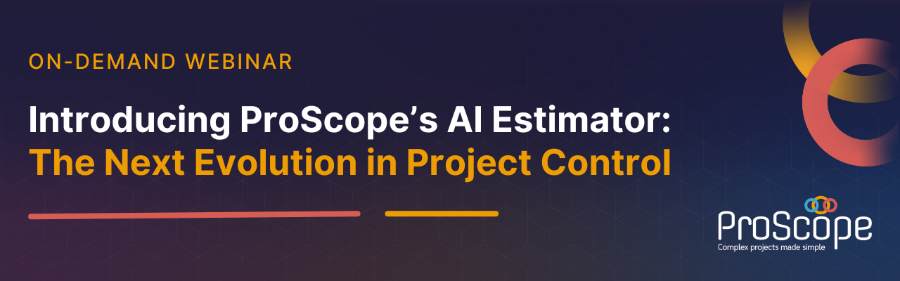 ProScope On-Demand Webinar - Introducing the AI Estimator
